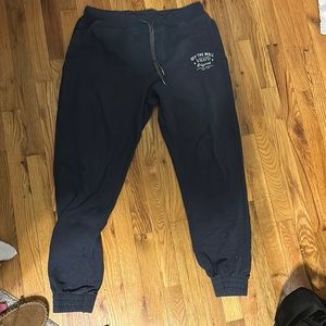 Vans Navy Blue Joggers-SLIM,Large